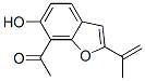 1-[6-Hydroxy-2-(1-methylvinyl)-7-benzofuranyl]ethanone CAS#: 55682-75-2