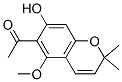 1-(7-Hydroxy-5-methoxy-2,2-dimethyl-2H-chromen-6-yl)ethanone CAS#: 529-70-4