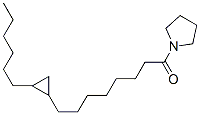1-[8-(2-Hexylcyclopropyl)octanoyl]pyrrolidine CAS#: 56600-05-6