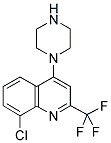 1-[8-CHLORO-2-(TRIFLUOROMETHYL)QUINOL-4-YL]PIPERAZINE CAS#: 401567-90-6