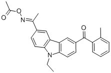 1-9-Ethyl-6-2-methylbenzoyl-9H-carbazol-3-ylethanone-1-O-acetyloxime-CAS-478556-66-0