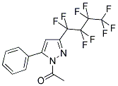 1-ACETYL-3(5)-PERFLUOROBUTYL-5(3)-PHENYLPYRAZOLE CAS#: 511243-92-8