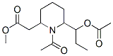 1-Acetyl-6-[1-(acetyloxy)propyl]piperidine-2-acetic acid methyl ester CAS#: 54984-46-2