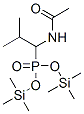 [1-(Acetylamino)-2-methylpropyl]phosphonic acid bis(trimethylsilyl) ester CAS#: 55108-85-5
