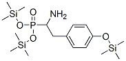 [1-Amino-2-[4-[(trimethylsilyl)oxy]phenyl]ethyl]phosphonic acid bis(trimethylsilyl) ester CAS#: 53044-35-2