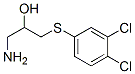 1-Amino-3-[(3,4-dichlorophenyl)thio]-2-propanol CAS#: 50510-16-2