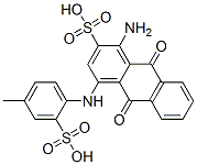 1-Amino-9,10-dihydro-4-[(4-methyl-2-sulfophenyl)amino]-9,10-dioxo-2-anthracenesulfonic acid CAS#: 6247-36-5
