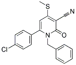 1-BENZYL-6-(4-CHLOROPHENYL)-4-(METHYLSULFANYL)-2-OXO-1,2-DIHYDRO-3-PYRIDINECARBONITRILE CAS#: 478042-93-2