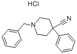 1-Benzyl-4-cyano-4-phenylpiperidine hydrochloride CAS#: 56243-25-5