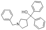 (1-Benzyl-pyrrolidin-3-yl)-diphenyl-methanol CAS#: 5747-93-3