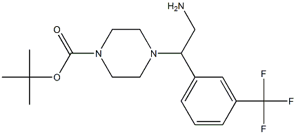 1-Boc-4-(2-aMino-1-(3-(trifluoroMethyl)-phenyl)ethyl)-piperazine CAS#: 444892-60-8