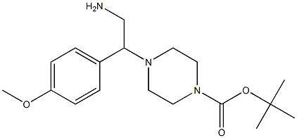 1-Boc-4-(2-aMino-1-(4-Methoxy-phenyl)ethyl)-piperazine CAS#: 444892-61-9