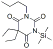 1-Butyl-5,5-diethyl-3-(trimethylsilyl)-2,4,6(1H,3H,5H)-pyrimidinetrione CAS#: 51209-90-6