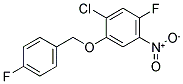 1-CHLORO-5-FLUORO-2-(4-FLUOROBENZYLOXY)-4-NITROBENZENE CAS#: 439095-66-6