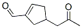 1-Cyclopentene-1-carboxaldehyde, 4-(2-oxopropyl)- (9CI) CAS#: 479622-71-4