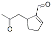 1-Cyclopentene-1-carboxaldehyde, 5-(2-oxopropyl)- (9CI) CAS#: 415690-31-2
