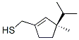 1-Cyclopentene-1-methanethiol,3-methyl-3-(1-methylethyl)-,(3R)-(9CI) CAS#: 479209-97-7