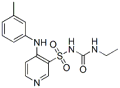 1-Ethyl-3-[[4-(m-toluidino)-3-pyridyl]sulfonyl]urea CAS#: 58155-35-4