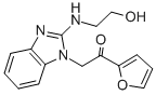 1-FURAN-2-YL-2-[2-(2-HYDROXY-ETHYLAMINO)-BENZOIMIDAZOL-1-YL]-ETHANONE CAS#: 435345-13-4