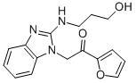 1-FURAN-2-YL-2-[2-(3-HYDROXY-PROPYLAMINO)-BENZOIMIDAZOL-1-YL]-ETHANONE CAS#: 435345-14-5