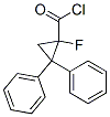 1-Fluoro-2,2-diphenylcyclopropanecarbonyl chloride CAS#: 56701-17-8