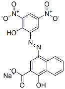 1-Hydroxy-4-[(2-hydroxy-3,5-dinitrophenyl)azo]-2-naphthoic acid sodium salt CAS#: 6535-38-2