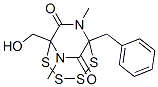1-Hydroxymethyl-7,9-dimethyl-6-benzyl-2,3,4,5-tetrathia-7,9-diazabicyclo[4.2.2]decane-8,10-dione CAS#: 52748-85-3