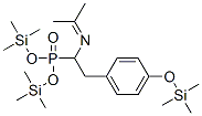 [1-(Isopropylideneamino)-2-[4-(trimethylsiloxy)phenyl]ethyl]phosphonic acid bis(trimethylsilyl) ester CAS#: 56227-26-0