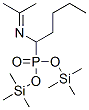 [1-(Isopropylideneamino)pentyl]phosphonic acid bis(trimethylsilyl) ester CAS#: 55108-67-3