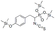 [1-Isothiocyanato-2-[4-(trimethylsiloxy)phenyl]ethyl]phosphonic acid bis(trimethylsilyl) ester CAS#: 56196-77-1