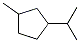 1-Methyl-3-isopropylcyclopentane CAS#: 53771-88-3