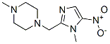 1-Methyl-4-[(1-methyl-5-nitro-1H-imidazol-2-yl)methyl]piperazine CAS#: 54387-29-0