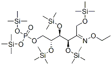 1-O,3-O,4-O,5-O-Tetrakis(trimethylsilyl)-6-O-[bis(trimethylsilyloxy)phosphinyl]-D-fructose O-ethyl oxime CAS#: 55530-77-3