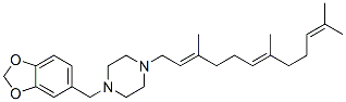 1-Piperonyl-4-[(2E,6E)-3,7,11-trimethyl-2,6,10-dodecatrienyl]piperazine CAS#: 50419-27-7