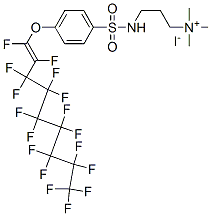 1-Propanaminium, 3-[[[4-[(heptadecafluorononenyl)oxy]phenyl]sulfonyl]amino]-N,N,N-trimethyl-, iodide CAS#: 59493-70-8