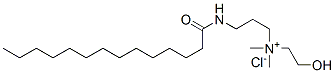 1-Propanaminium, N-(2-hydroxyethyl)-N,N-dimethyl-3-[(1-oxo-tetradecyl)amino]-, chloride CAS#: 51085-03-1