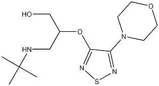 1-Propanol,3-[(1,1-dimethylethyl)amino]-2-[[4-(4-morpholinyl)-1,2,5-thiadiazol-3-yl]-oxy]- CAS#: 59697-06-2