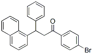 1-Propanone, 1-(4-bromophenyl)-3-(1-naphthalenyl)-3-phenyl- CAS#: 5472-05-9