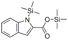 1-(Trimethylsilyl)-1H-indole-2-carboxylic acid trimethylsilyl ester CAS#: 55255-80-6