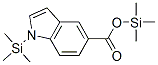 1-(Trimethylsilyl)-1H-indole-5-carboxylic acid trimethylsilyl ester CAS#: 55255-79-3