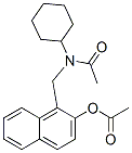 [1-[(acetyl-cyclohexyl-amino)methyl]naphthalen-2-yl] acetate CAS#: 6642-11-1