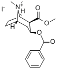 1-alpha-H,5-alpha-H-Tropanium, 2-beta-carboxy-3-beta-hydroxy-8-methyl- , iodide, methyl ester, benzoate CAS#: 5937-29-1