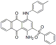 1-amino-4-[(4-methylphenyl)amino]-2-(phenylsulphonyl)anthraquinone CAS#: 5268-51-9