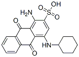 1-amino-4-(cyclohexylamino)-9,10-dihydro-9,10-dioxoanthracene-2-sulphonic acid CAS#: 5617-28-7