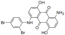 1-amino-5-[(2,4-dibromophenyl)amino]-4,8-dihydroxyanthraquinone CAS#: 51889-17-9