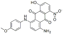 1-amino-5-hydroxy-4-[(4-methoxyphenyl)amino]-8-nitroanthraquinone CAS#: 52576-59-7