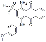 1-amino-9,10-dihydro-4-[(4-methoxyphenyl)amino]-9,10-dioxoanthracene-2-sulphonic acid CAS#: 54946-60-0