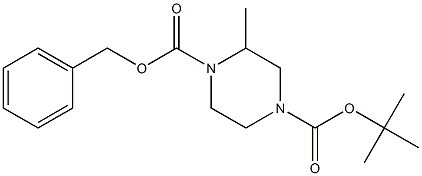 1-benzyl 4-tert-butyl 2-Methylpiperazine-1,4-dicarboxylate CAS#: 502649-21-0