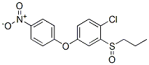 1-chloro-4-(4-nitrophenoxy)-2-propylsulfinyl-benzene CAS#: 49828-75-3