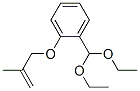 1-(diethoxymethyl)-2-(2-methylprop-2-enoxy)benzene CAS#: 5436-69-1